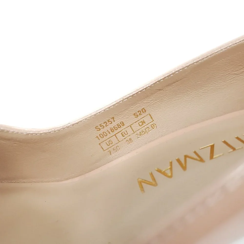 Stuart Weitzman Womens Anny 70 Pumps 7.5 Poudre Blush Pink Pointed Toe Heels - Picture 7 of 8